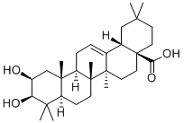 (2β,3β)-2,3-Dihydroxy-olean-12-en-28-oic acid Structure