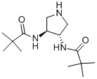 (S,S)-3,4-TRANS-(N-BOC)-디아미노피롤리딘 구조식 이미지