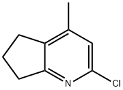 2-Chloro-4-methyl-5H,6H,7H-cyclopenta[b]pyridine Structure