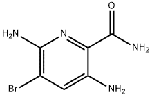 3,6-DIAMINO-5-BROMOPYRIDINE-2-CARBOXAMIDE Structure