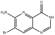 6-AMINO-7-BROMOPYRIDO[3,2-D]PYRIMIDIN-4(3H)-ONE 구조식 이미지