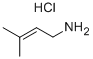 3-METHYL-2-BUTENE-1-AMINE HCL Structure