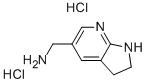 (2,3-DIHYDRO-1H-PYRROLO[2,3-B]PYRIDIN-5-YL)메타민이염화물 구조식 이미지
