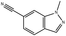 1-메틸-1H-인다졸-6-카르보니트릴 구조식 이미지