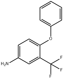 5-AMINO-2-(PHENOXY)BENZOTRIFLUORIDE 구조식 이미지