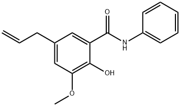 5-Allyl-2-hydroxy-3-methoxy-N-phenylbenzamide Structure