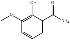 2-HYDROXY-3-METHOXYBENZAMIDE Structure