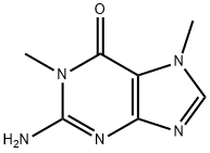 1,7-디메틸구아닌 구조식 이미지