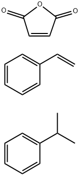 2,5-퓨란디온, 텔로머TELO머 ,함유 에텐일벤젠 AND (1-메틸에틸) 벤젠 구조식 이미지