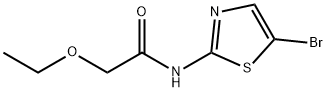 아세트아미드,N-(5-브로모-2-티아졸릴)-2-에톡시- 구조식 이미지