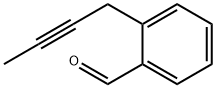 Benzaldehyde, 2-(2-butynyl)- (9CI) Structure