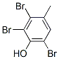 2,3,6-Tribromo-4-Methylphenol 구조식 이미지