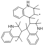 Poly(1,2-dihydro-2,2,4-trimethylquinoline)  Structure