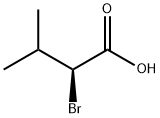 (S)-(-)-2-Bromo-3-methylbutyric acid 구조식 이미지