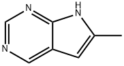 7H-Pyrrolo[2,3-d]pyrimidine, 6-methyl- (8CI) Structure