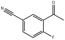 Benzonitrile, 3-acetyl-4-fluoro- (9CI) Structure
