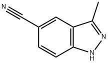 1H-인다졸-5-카르보니트릴,3-메틸- 구조식 이미지