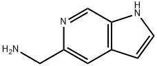 1H-Pyrrolo[2,3-c]pyridine-5-methanamine(9CI) 구조식 이미지