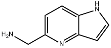 1H-Pyrrolo[3,2-b]pyridine-5-methanamine(9CI) 구조식 이미지