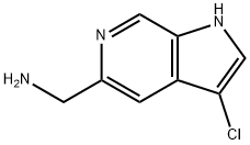 5-아미노메틸-3-클로로-1H-피롤로[2,3-C]피리딘 구조식 이미지