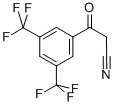 3,5-Trifluromethylbenzoylacetonitrile 구조식 이미지