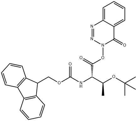 FMOC-ALLO-THR(TBU)-ODHBT 구조식 이미지