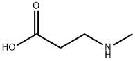 3-(METHYLAMINO)PROPIONIC ACID 구조식 이미지