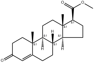 Methyl 3-oxo-4-androstene-17beta-carboxylate 구조식 이미지