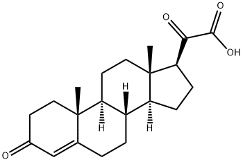 4-pregnene-3,20-dione-21-oic acid Structure