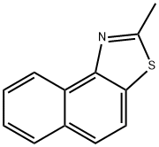 2-Methyinaphtho[1,2-d]thiazole 구조식 이미지