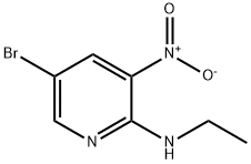 (5-브로모-3-니트로-피리딘-2-일)-에틸-아민 구조식 이미지
