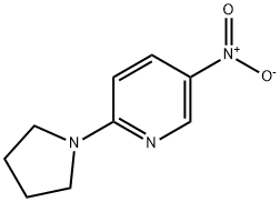 2-pyrrolidino-5-nitropyridine 구조식 이미지