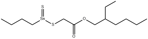 2-ethylhexyl [(butylthioxostannyl)thio]acetate  Structure