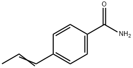 Benzamide, 4-(1-propenyl)- (9CI) Structure