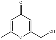 4H-Pyran-4-one, 2-(hydroxymethyl)-6-methyl- (9CI) 구조식 이미지