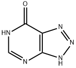 8-AZAHYPOXANTHINE Structure