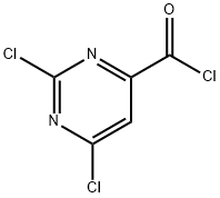 2,6-DICHLOROPYRIMIDINE-4-CARBONYL CHLORIDE Structure