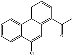 1-(9-chlorophenanthren-1-yl)ethanone Structure