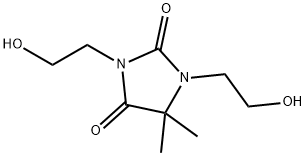 1,3-Bis(2-hydroxyethyl)-5,5-dimethylhydantoin Structure