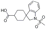 Spiro[cyclohexane-1,3'-[3H]indole]-4-carboxylic acid, 1',2'-dihydro-1'-(Methylsulfonyl)-, (1alpha,4beta)- 구조식 이미지