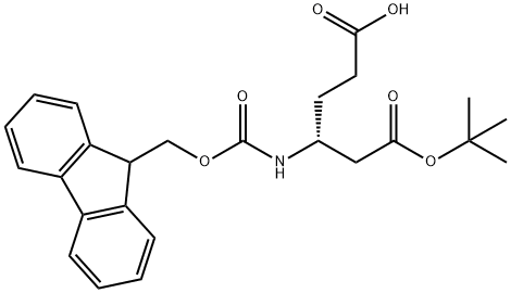 (R)-FMOC-3-AMINO-ADIPICACID-1-TERT-부틸에스테르 구조식 이미지
