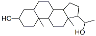 17-(1-hydroxyethyl)-10,13-dimethyl-2,3,4,5,6,7,8,9,11,12,14,15,16,17-tetradecahydro-1H-cyclopenta[a]phenanthren-3-ol Structure