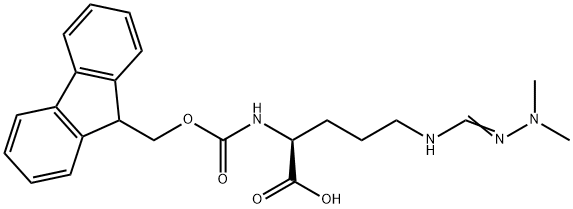 FMOC-ARG(ME2, ASYMMETRIC)-OH HCL 구조식 이미지