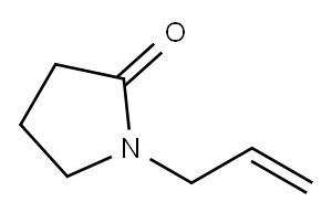 1-(allyl)pyrrolidin-2-one  구조식 이미지