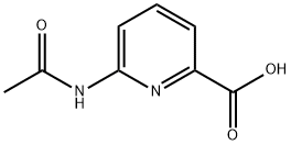 6-Acetamidopicolinic acid, 6-(Acetylamino)pyridine-2-carboxylic acid 구조식 이미지