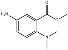 Benzoic acid, 5-amino-2-(dimethylamino)-, methyl ester (9CI) Structure