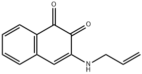 1,2-Naphthalenedione, 3-(2-propenylamino)- (9CI) Structure