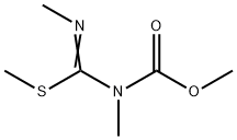 Carbamic  acid,  methyl[(methylimino)(methylthio)methyl]-,  methyl  ester  (9CI) Structure
