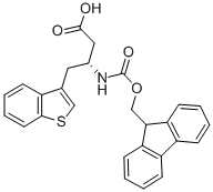 FMOC-(R)-3-AMINO-4-(3-BENZOTHIENYL)-BUTYRIC ACID Structure