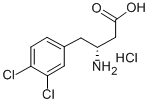 (R)-3-AMINO-4-(3,4-DICHLOROPHENYL)BUTANOIC ACID HYDROCHLORIDE 구조식 이미지